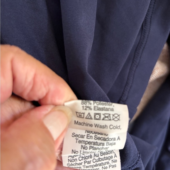 Oakley Dark Blue half Zip Pullover with Logo Tag Small - Picture 5 of 5